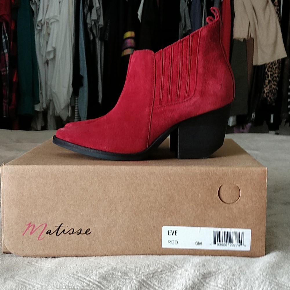 Matisse Eve red bootie